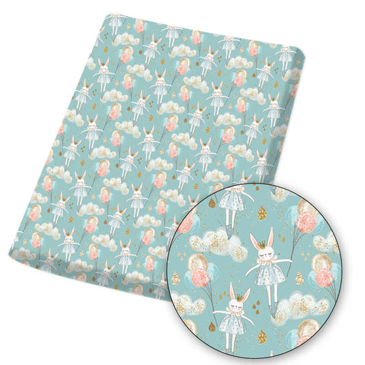 Easter Printed Cotton Fabric