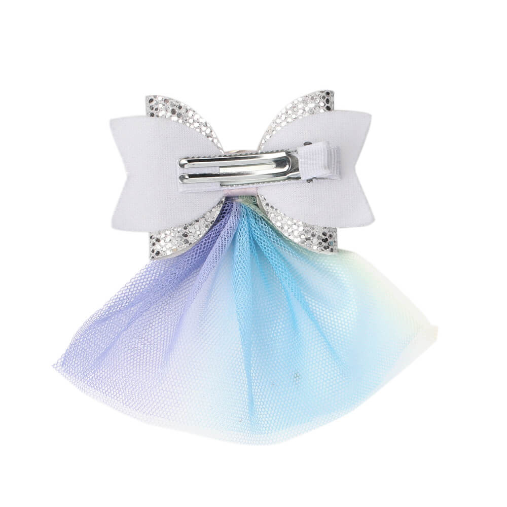 Blue Diamond Princess Hair Clips | Glitter Hair Clips for Girls