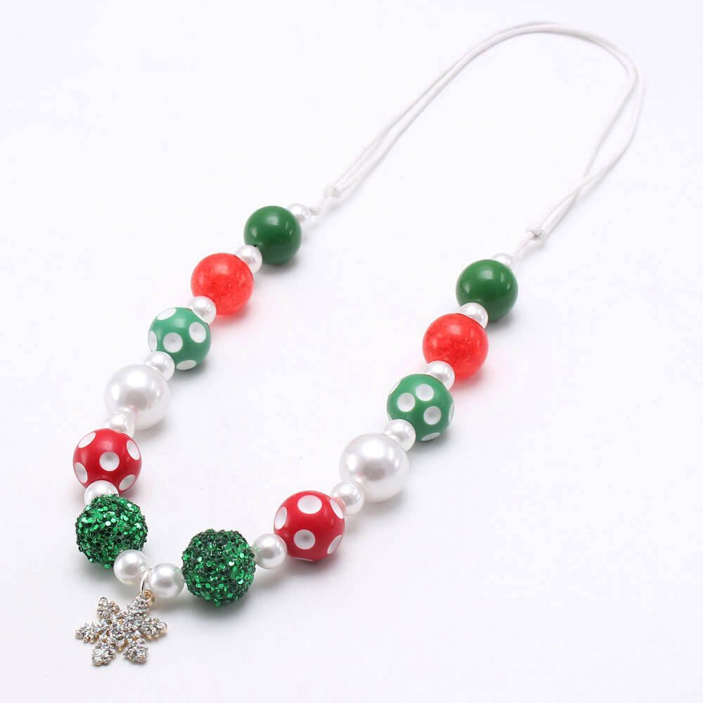 Snowflake Christmas Necklace for Girls