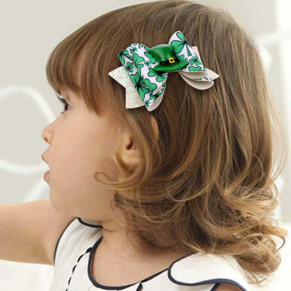St Patrick's Hair Bows