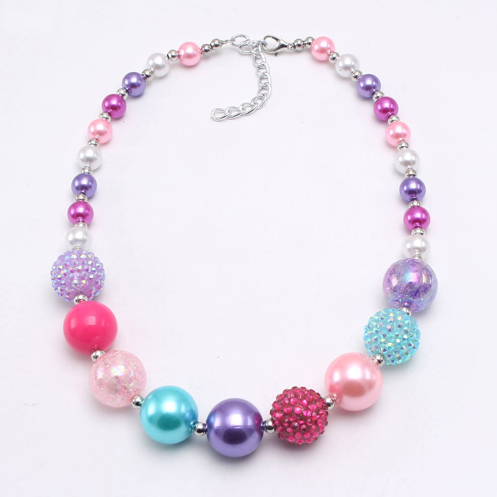 Fantasy Purple Little Girl Necklace