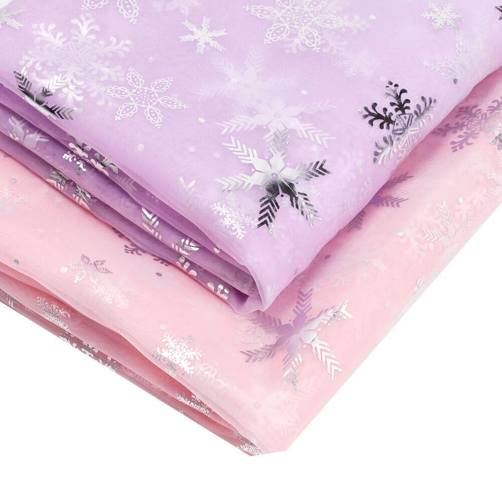 Snowflake Gauze Fabric