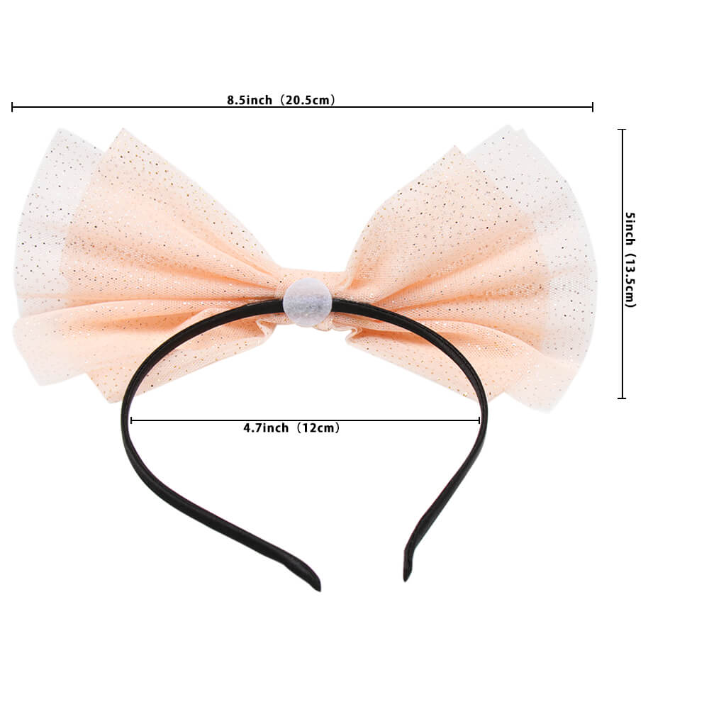 Lovely Hair Bands with Lace Butterfly Bows