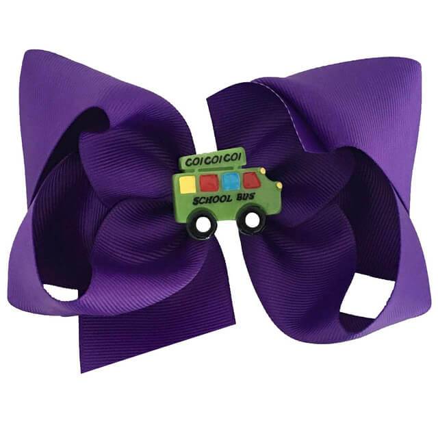 Back To School Solid Color Hair Bows