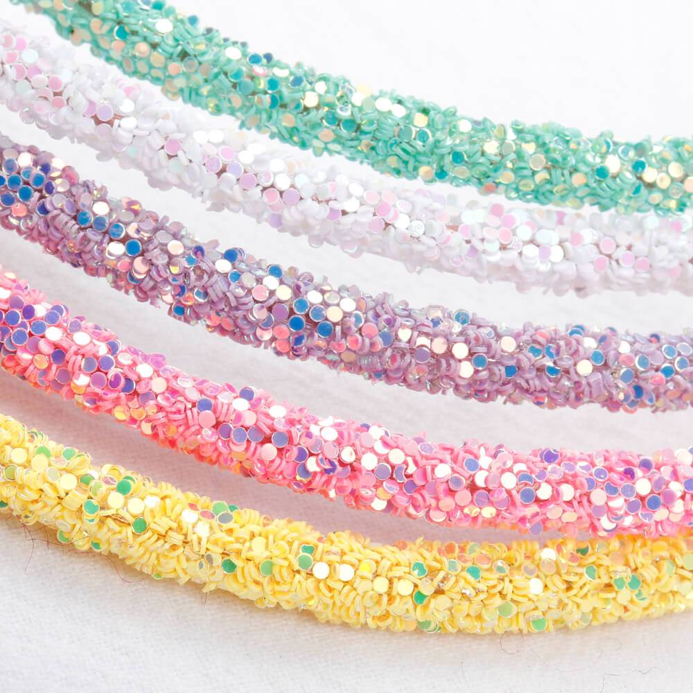 Candy Color Sparkle Headbands
