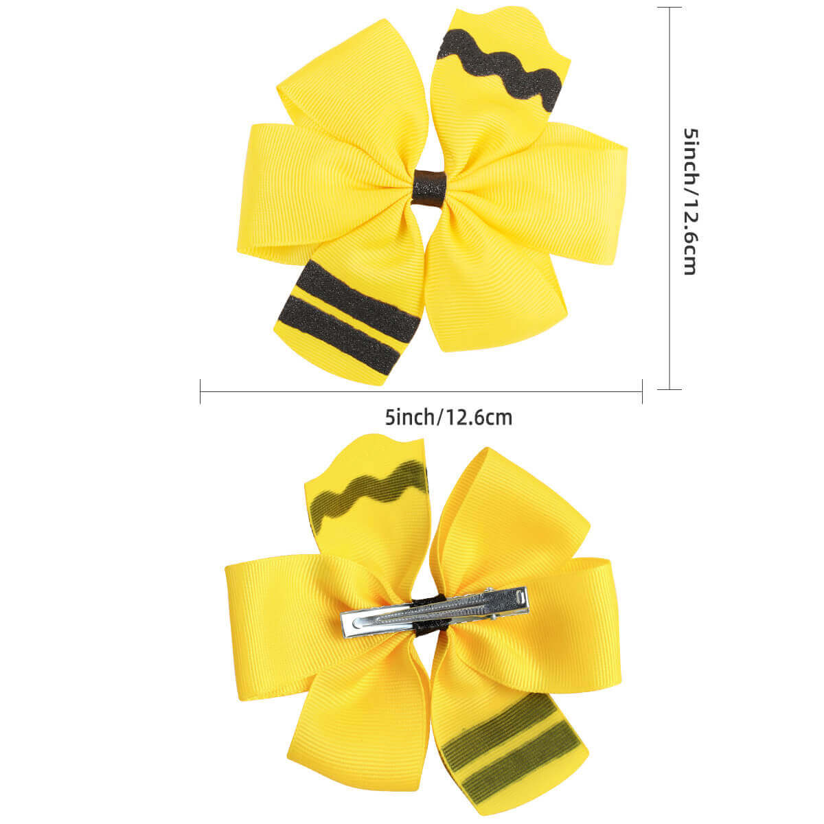 5'' Back to School Pencil Hair Bows