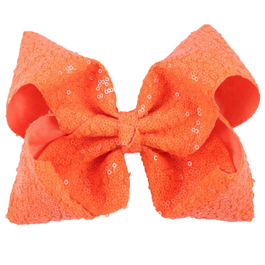 Jumbo Sequin Hair Bows -19 Colors Available