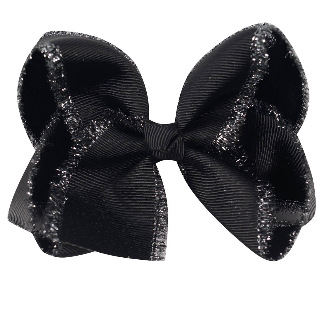 Black/Silver Dotted hairbow keyring - Eurocheer