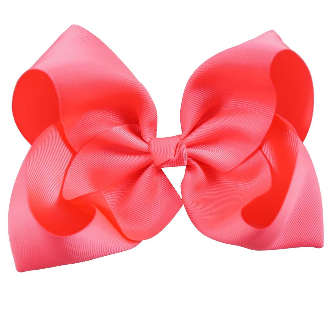 8'' Jumbo Solid Color Hair Bows