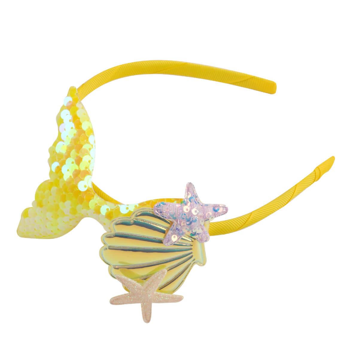 Sequin Mermaid Shell Girl Headbands