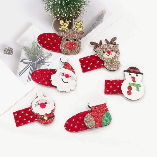 Christmas hairpins