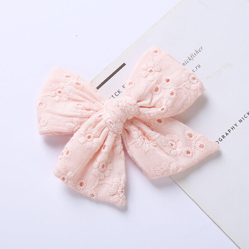 Candy Color Bow Kids Hair Clips