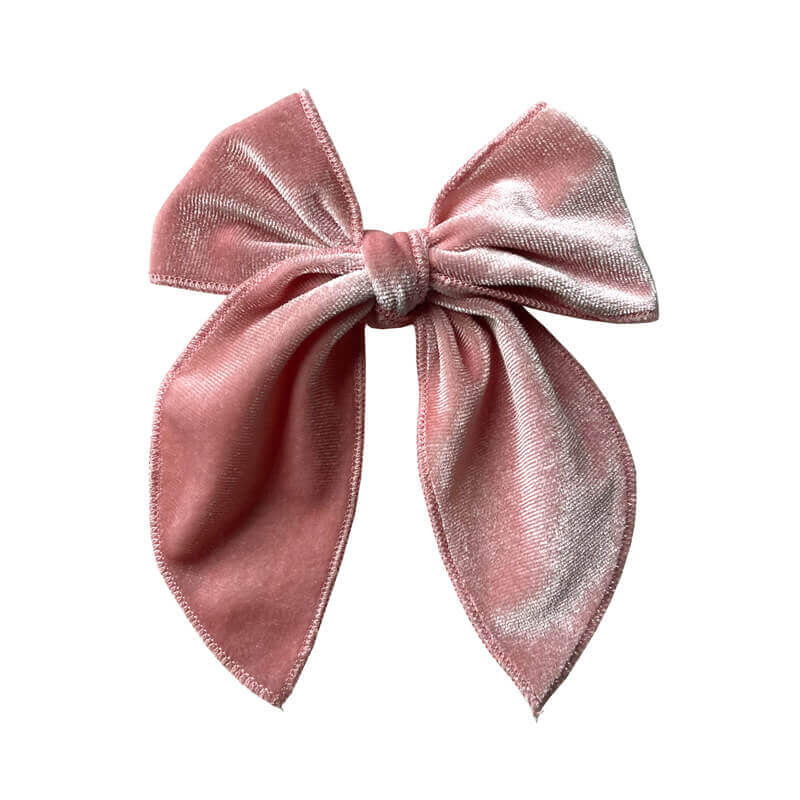 Wholesale Velvet Fabric Bow Sailor Hair Clips