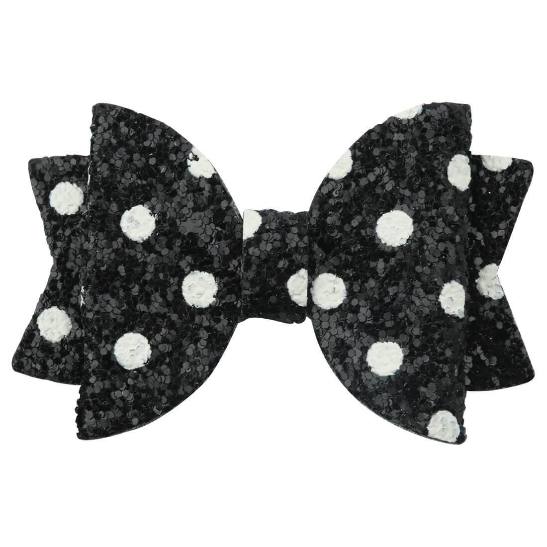 Glitter Dots Hair Bows | Cute Bows for Baby