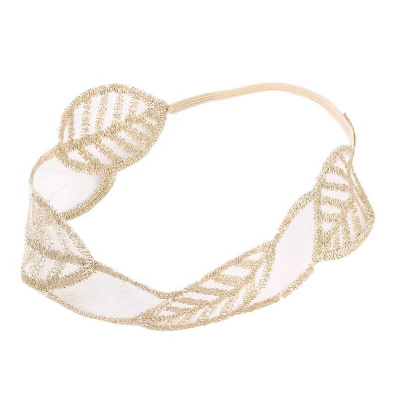 Newborn Leaf Lace Headband