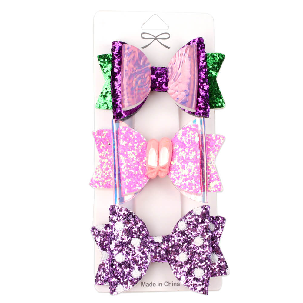 3PCS Candy Color Hair Clips