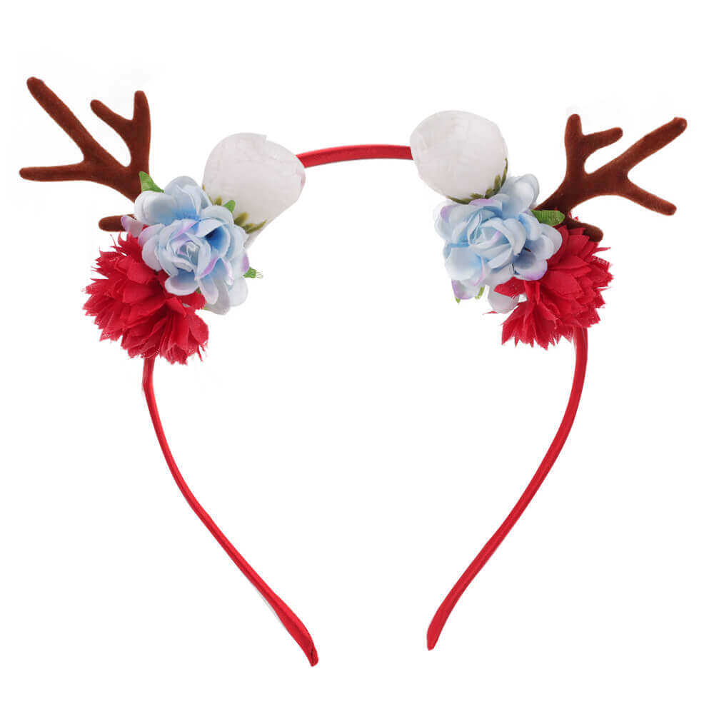 Christmas Antler Flower Headbands