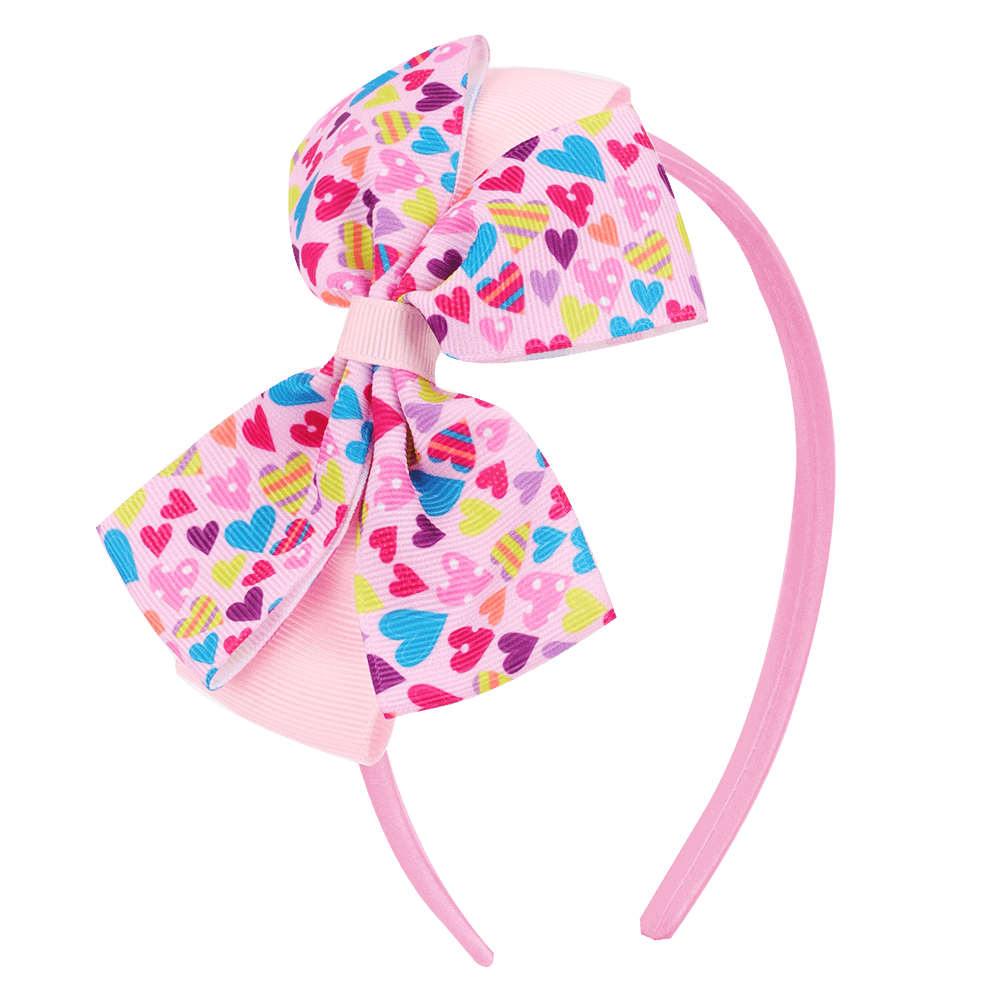 Colorful Hearts Cute Girl Hair Bands