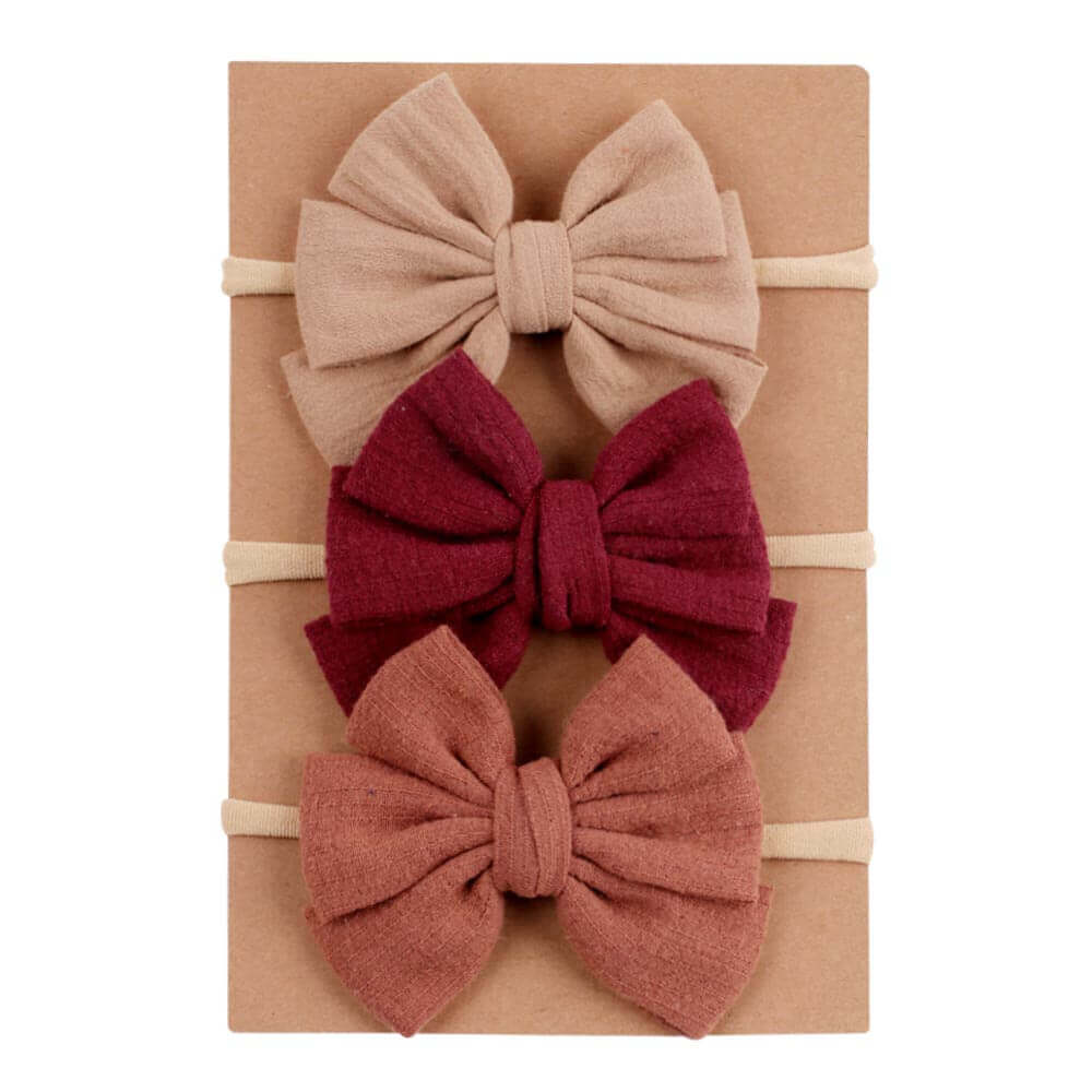 Wholesale Fabric Bow Nylon Baby Headbands