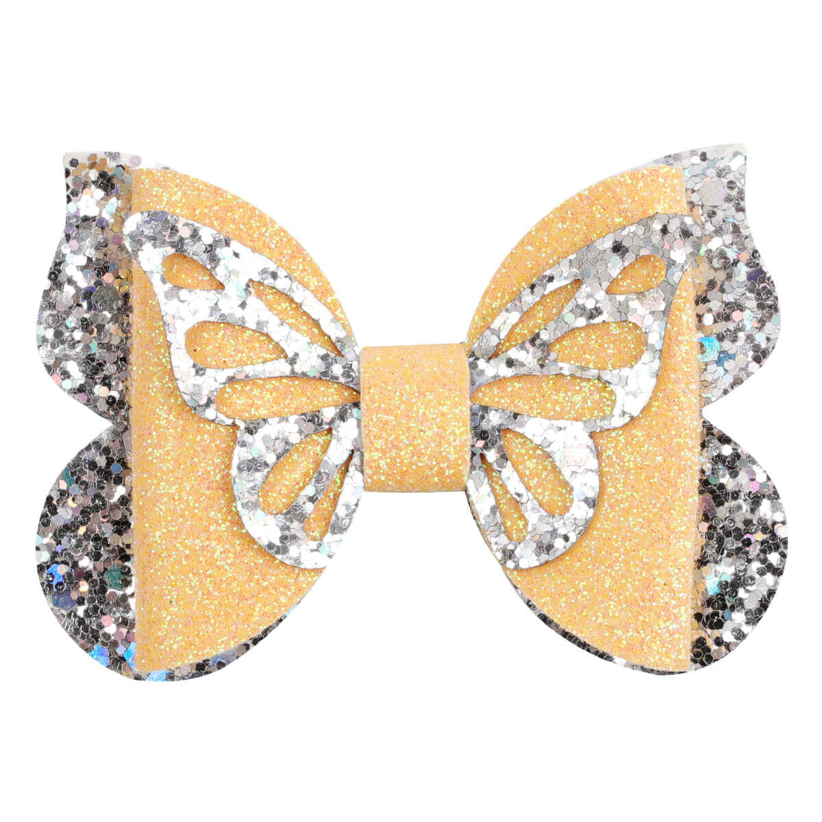 3'' Glitter Butterfly Hair Clip Bows