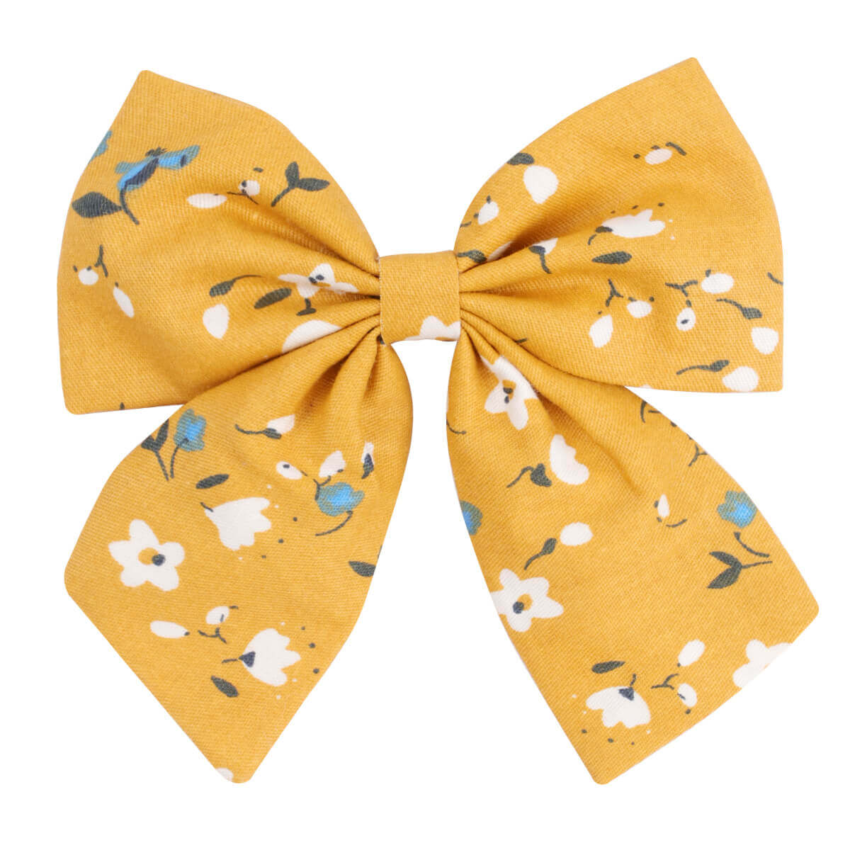 4.5'' Colorful Flowers Fabric Fable Bows