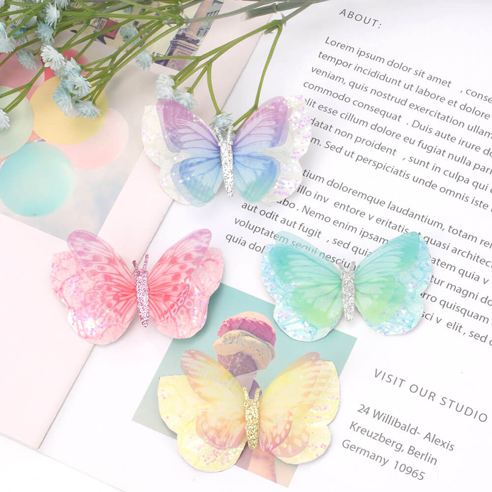 Butterfly Hair Clips