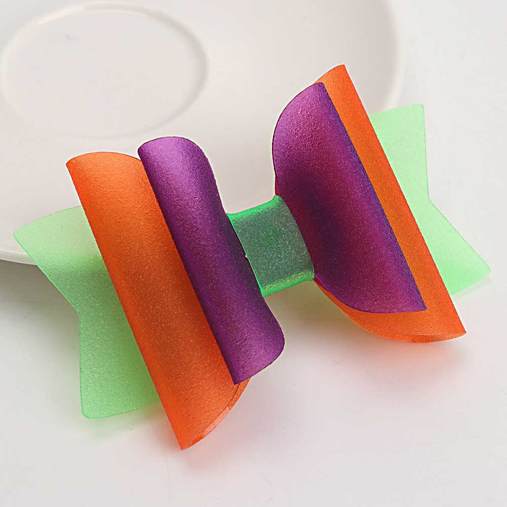 Colorful Matte Jelly Hair Bows