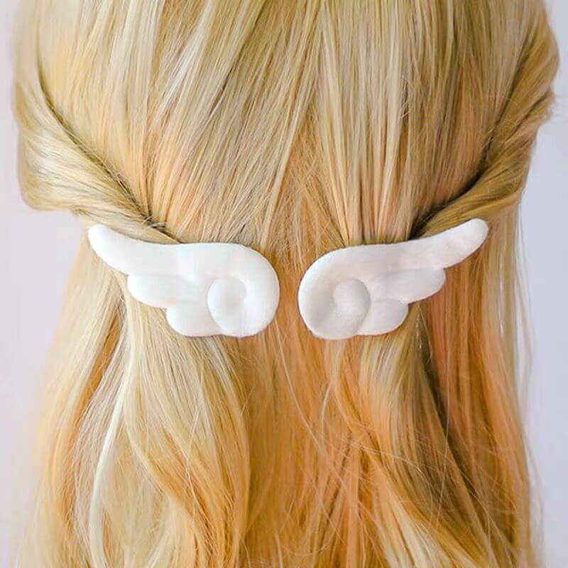 Plush Wings Girl Mini Hair Clips